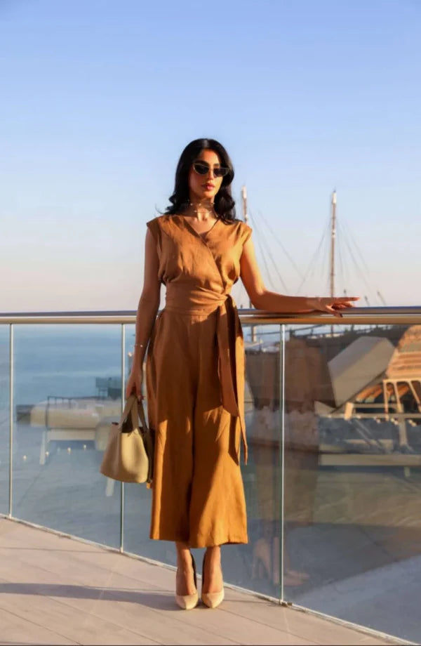 JUMPSUIT LINEN C:114