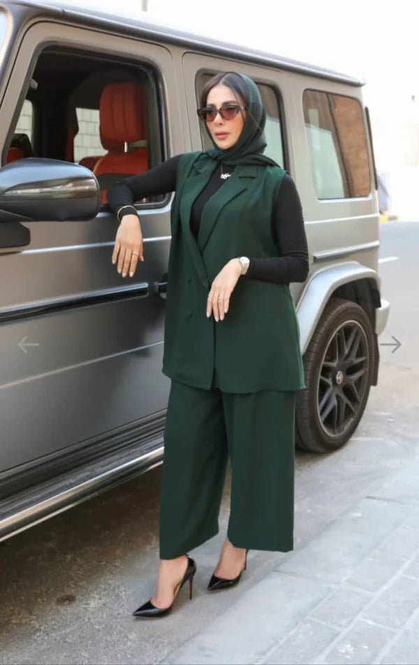 CREPE BLAZER WITH PANTS C:116