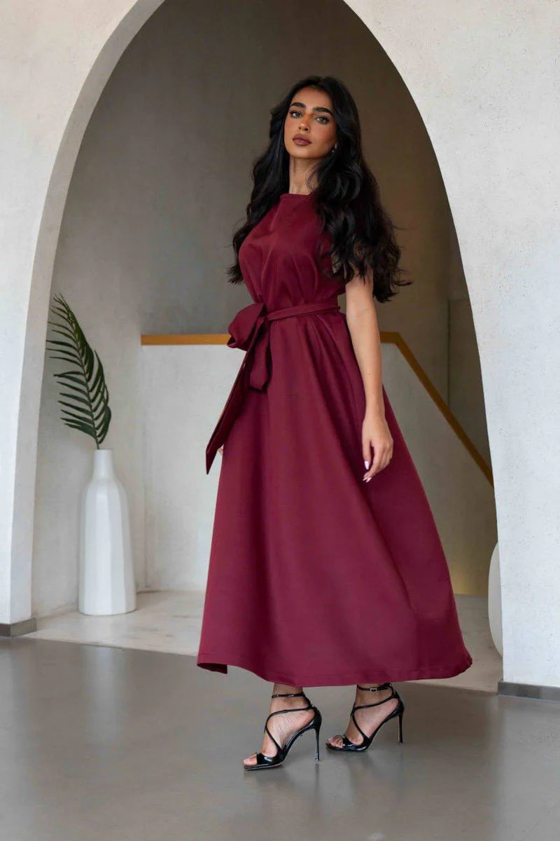 Burgandy Dress