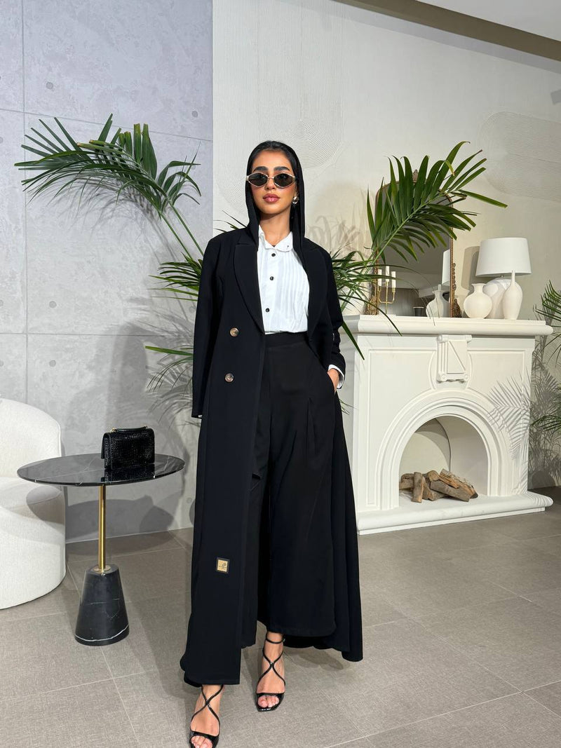 Blazer Crepe Black C:6524 Black