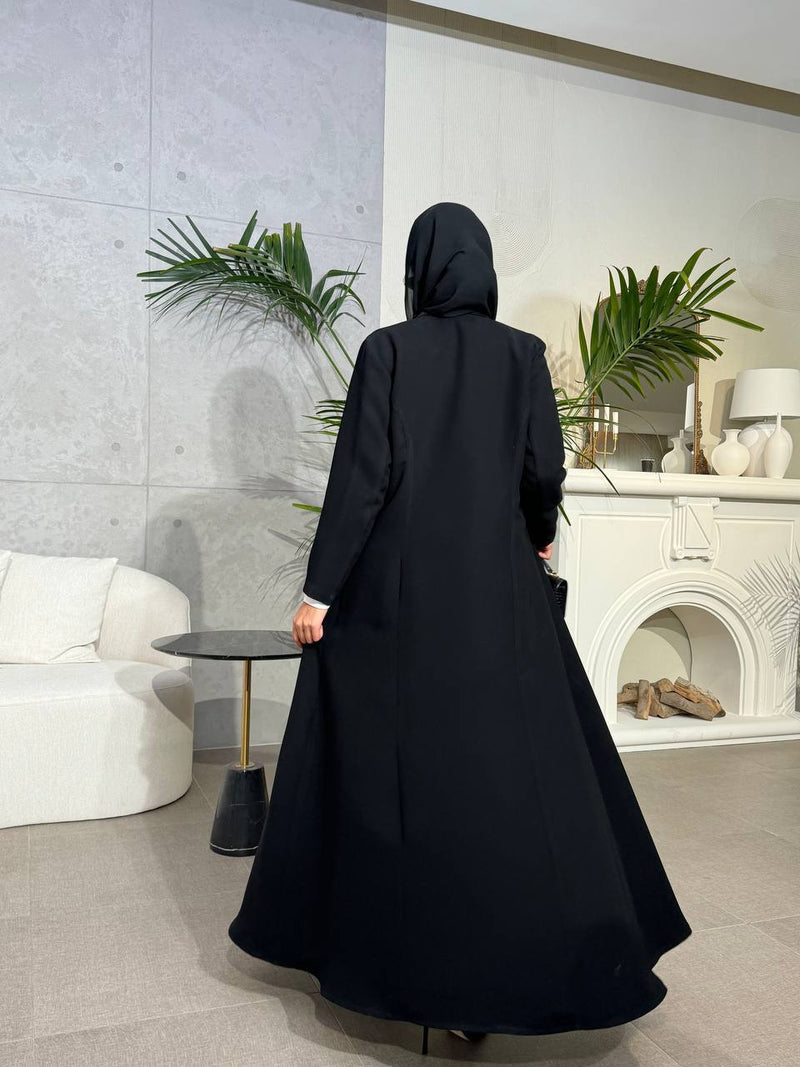 Blazer Crepe Black C:6524 Black