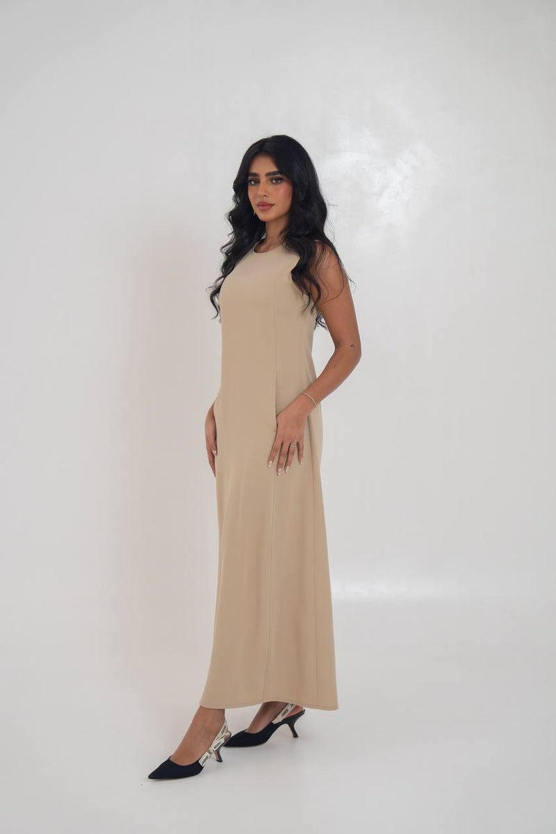 فستان بيج من الكريب. C:197