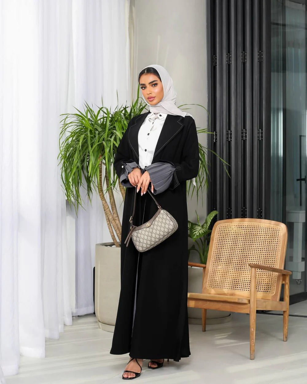 Abaya Blazer Black C:6475