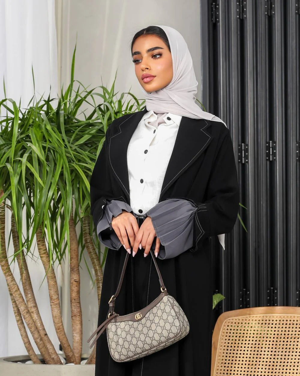 Abaya Blazer Black C:6475