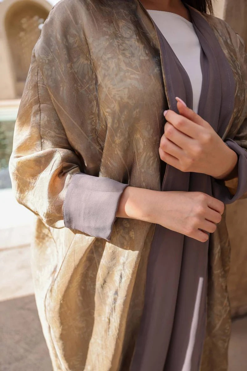 ABAYA CREPE SILK C:6418(FREE SIZE)