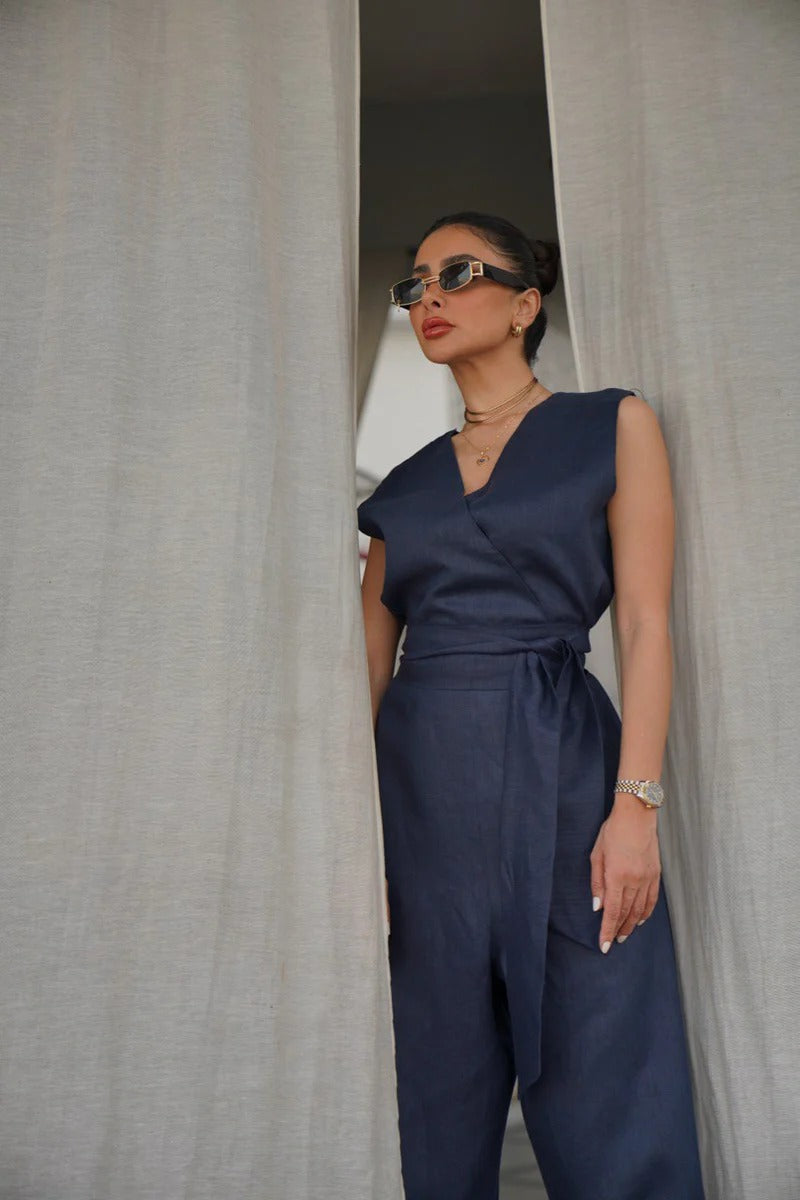 JUMPSUIT LINEN C:102