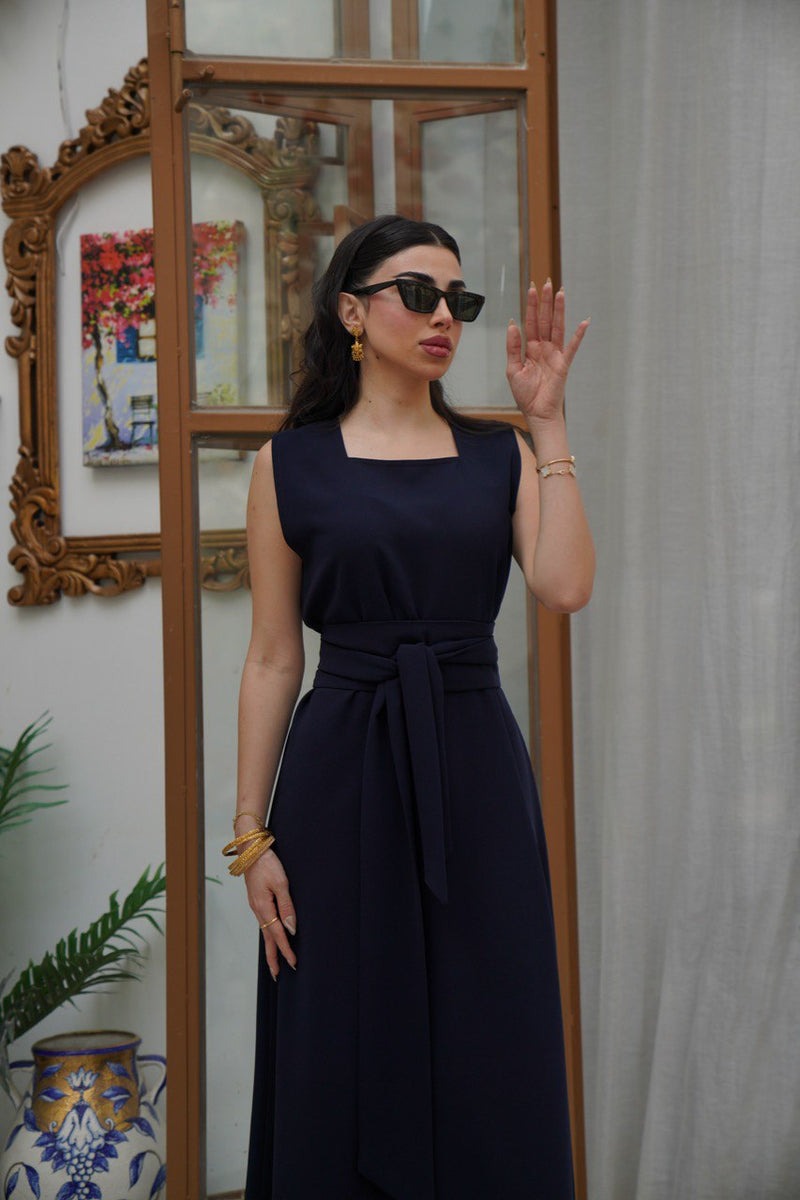DRESS CREPE BLUE C:105