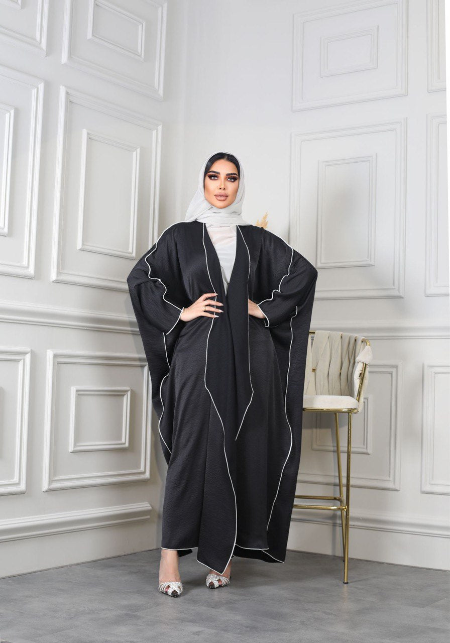 ABAYA BESHT CREPE SILK C:6104 (Free size)