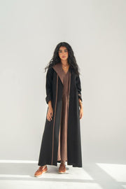 عباية كريب سوداء