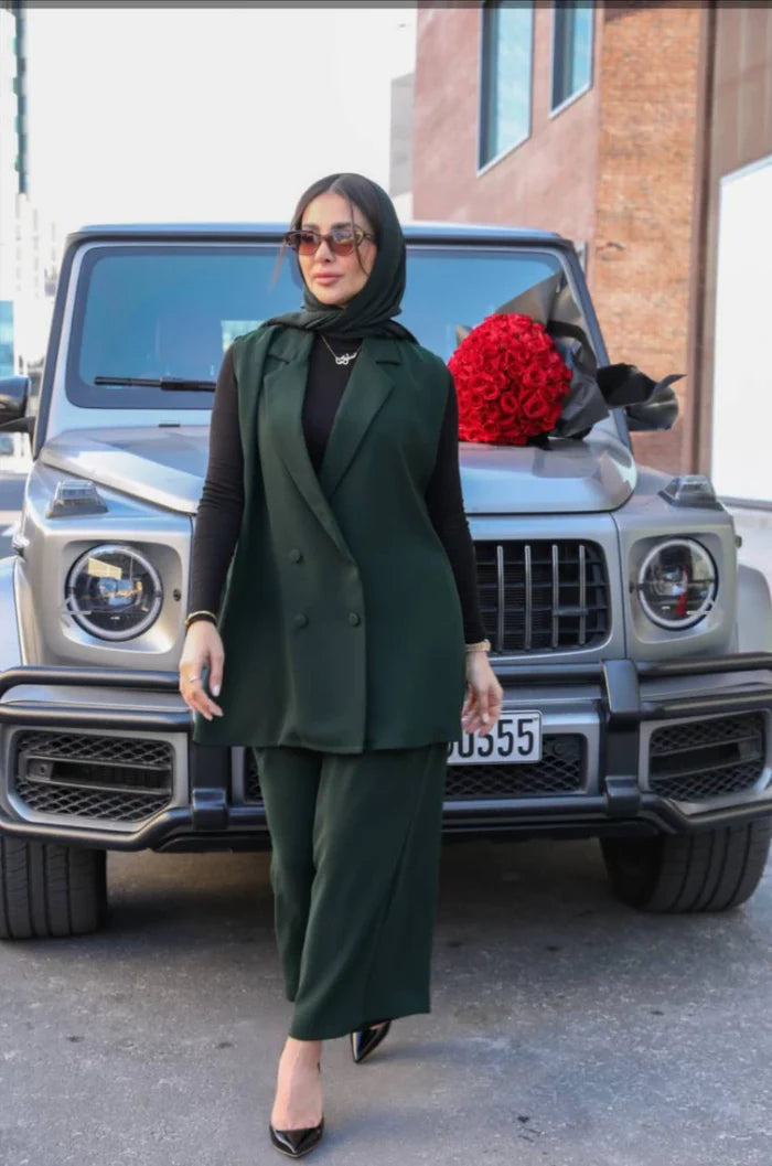 CREPE BLAZER WITH PANTS C:116