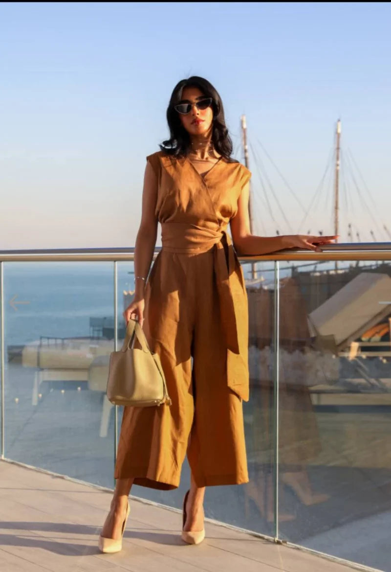 JUMPSUIT LINEN C:114