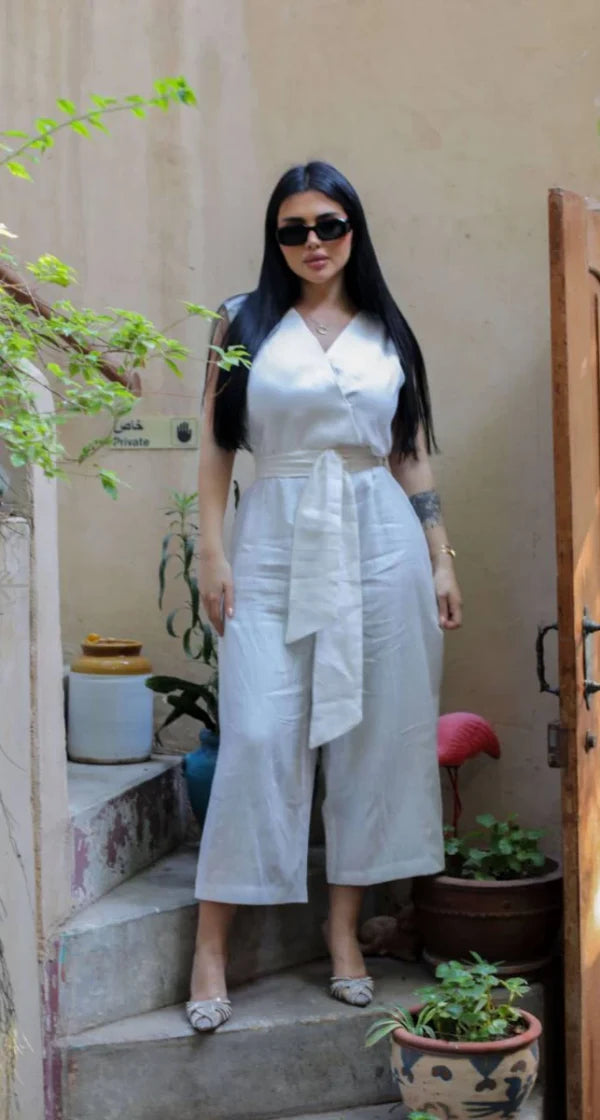 JUMPSUIT LINEN C:113