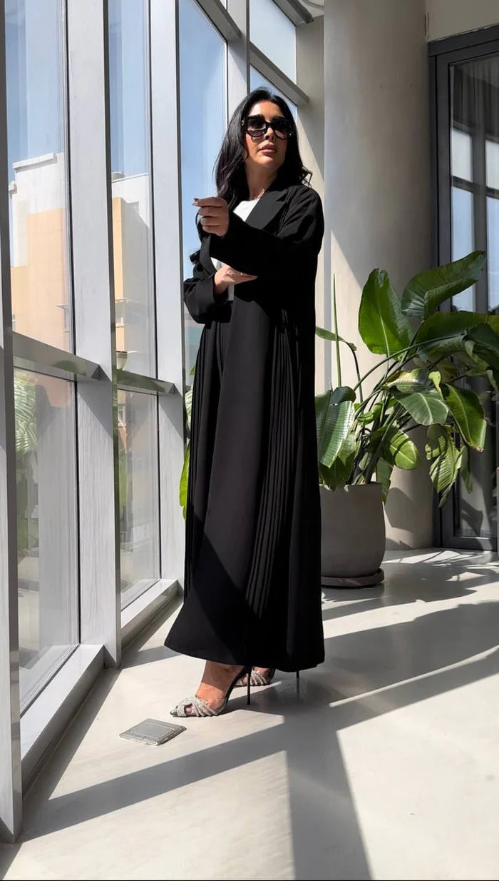 ABAYA CREPE BLAZER BLACK C:2001 BLACK