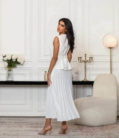 DRESS LINEN OFF WHITE C:152