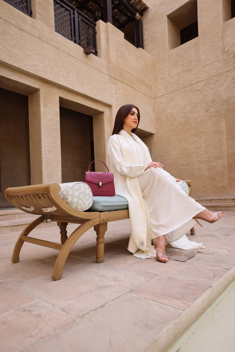 ABAYA CREPE WITH PLEATED C:6419