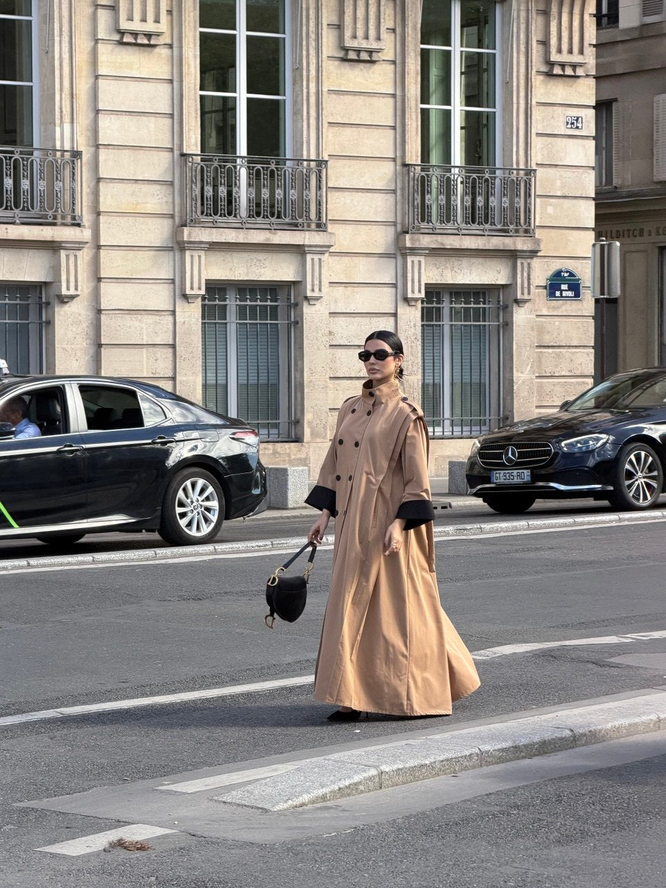 Beige Pleated Abaya -2037
