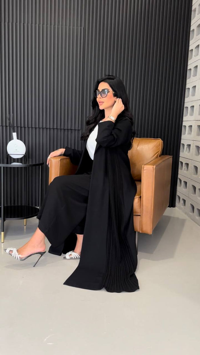 ABAYA CREPE BLAZER BLACK C:2001 BLACK