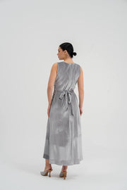 gray velvet dres