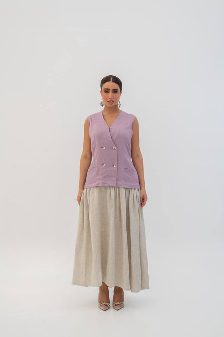 Vest and skirt set (1713)