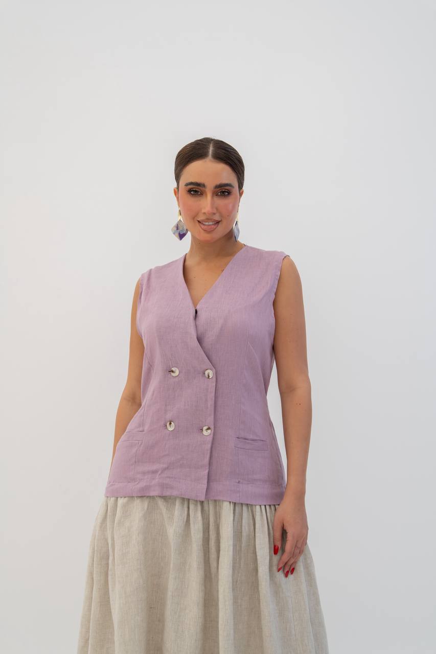 Vest and skirt set (1713)