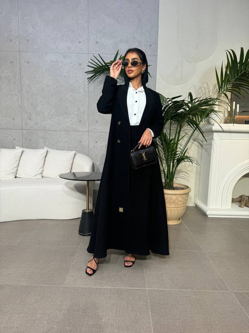 Blazer Crepe Black C:6524 Black