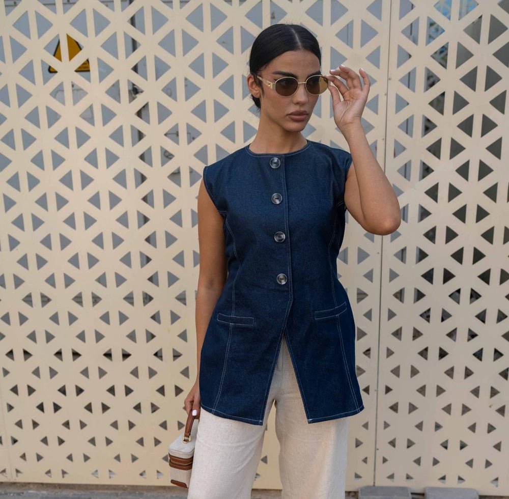 Jeans Navy Vest