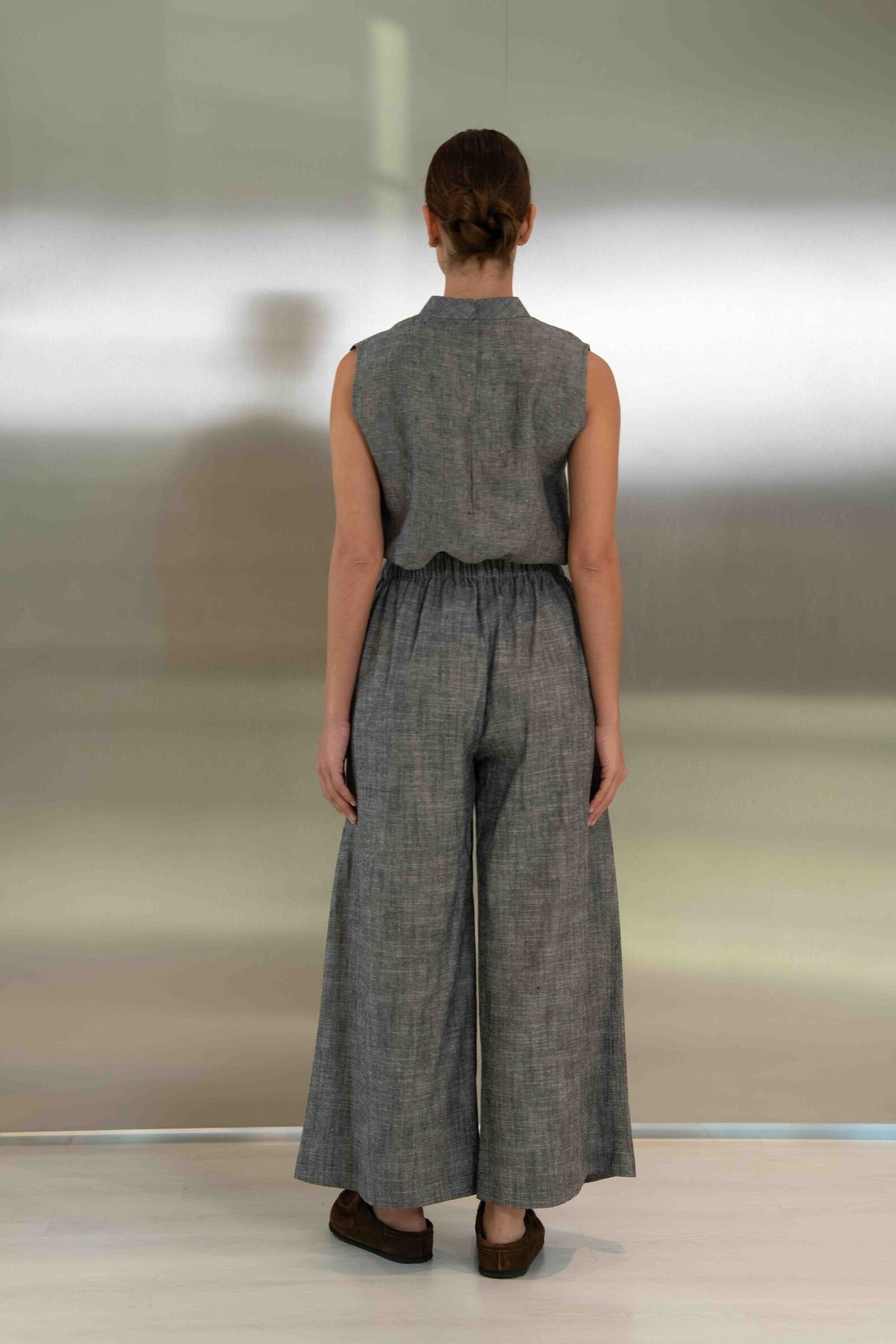 Grey Linen Set – 2057
