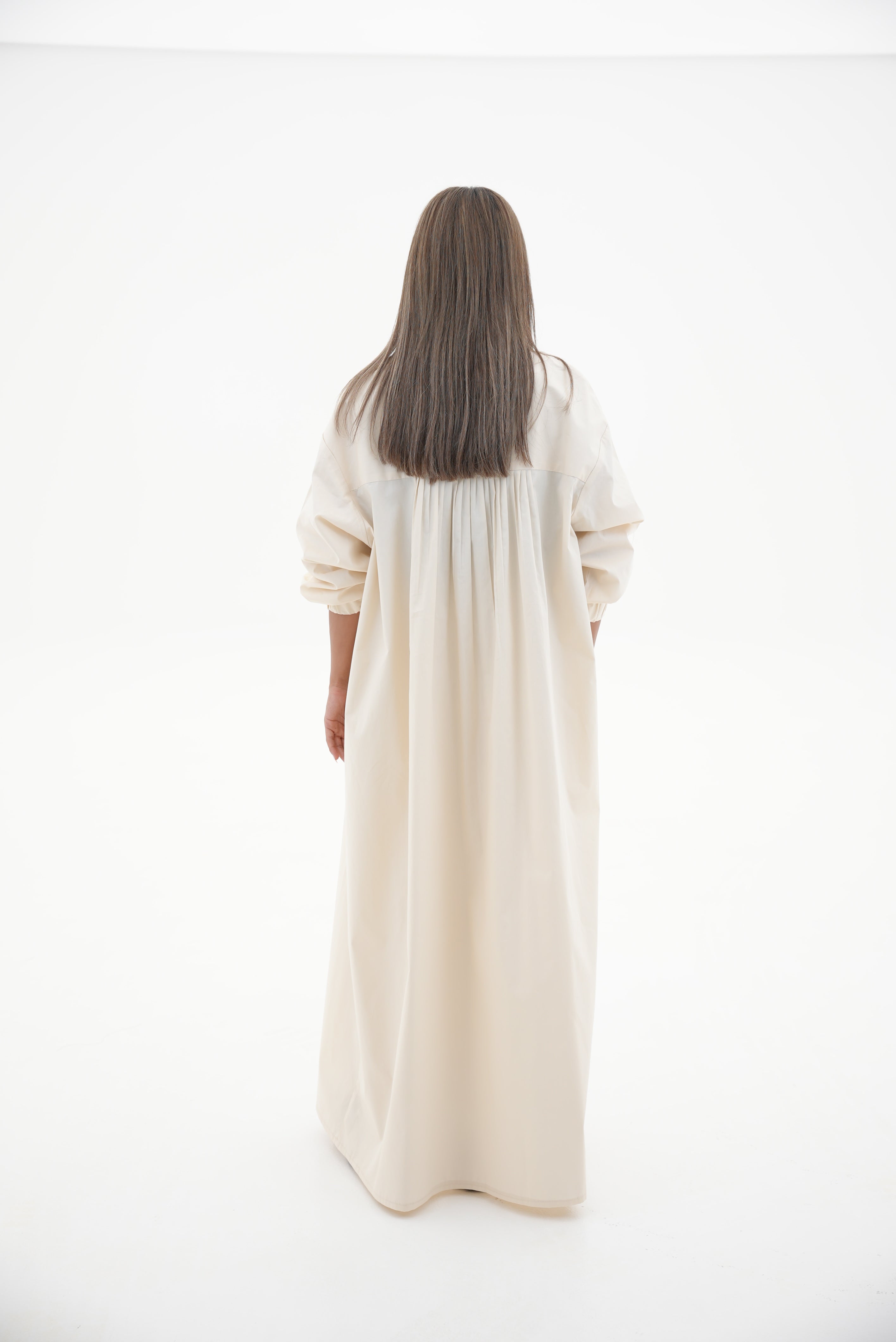Off-White Trench Coat Abaya-1964