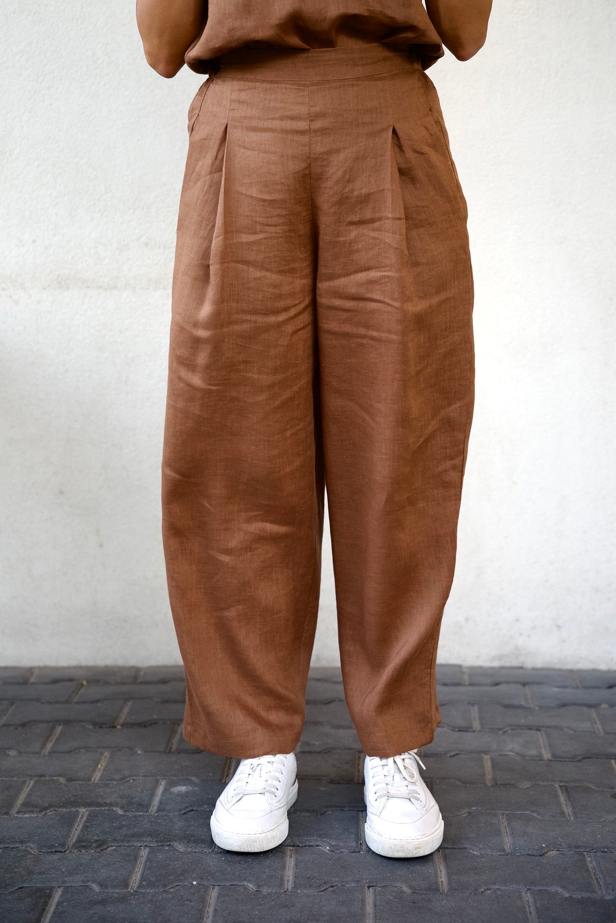 Brown Linen Set -2025