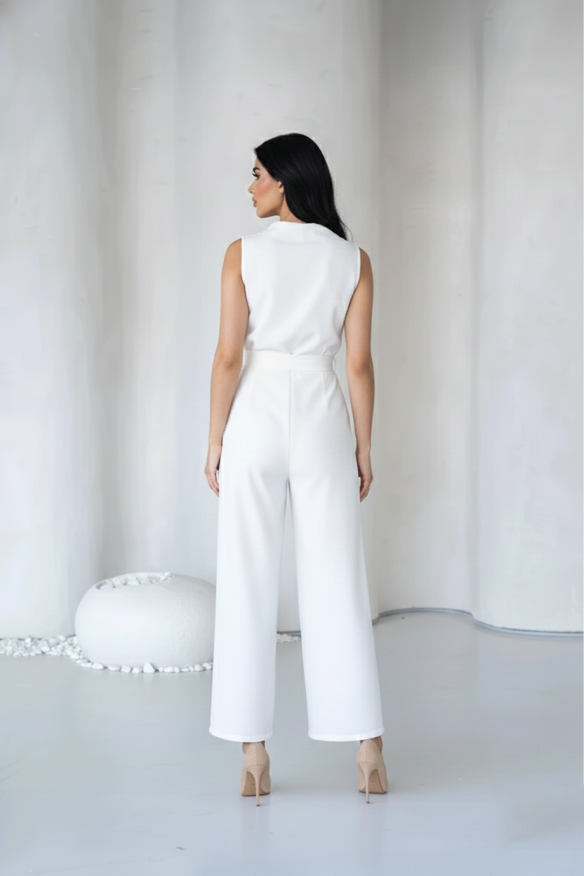 White jumpsuit