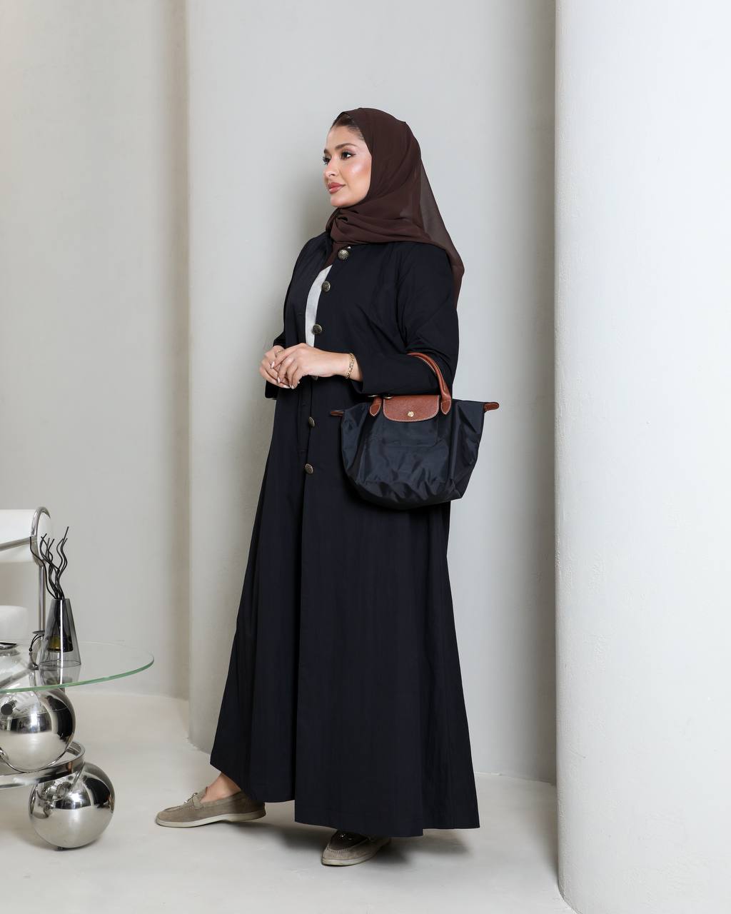 معطف واقٍ أسود C:6657