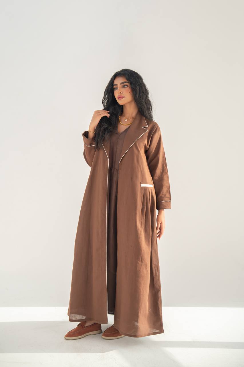 بليزر عباية مع فستان C:6652
