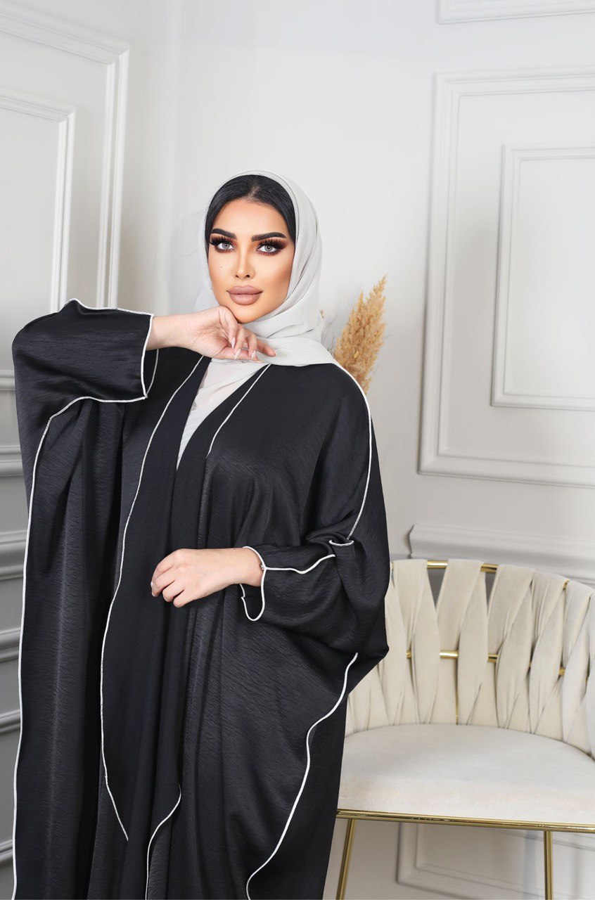 ABAYA BESHT CREPE SILK C:6104 (Free size)