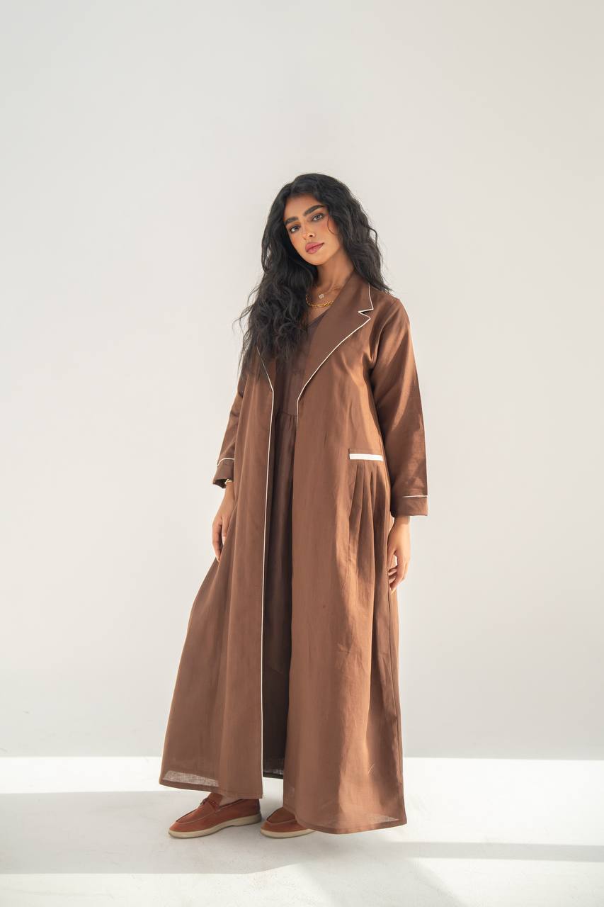 بليزر عباية مع فستان C:6652